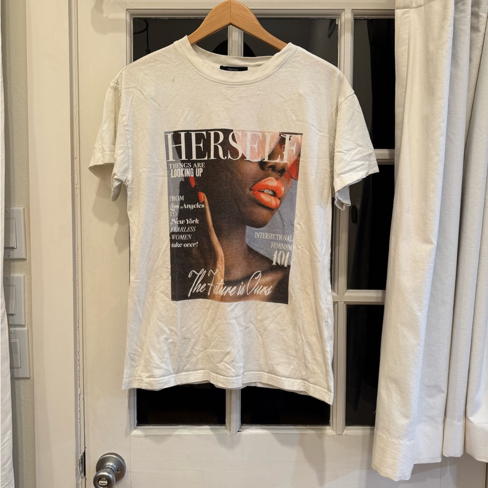 Forever 21 Cream Tee